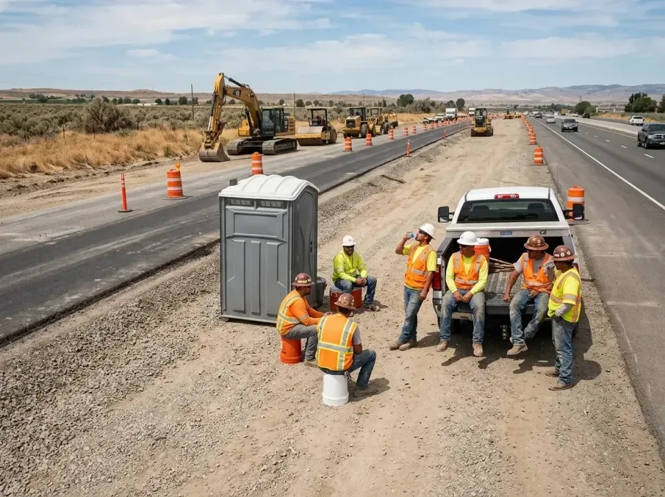 highway-road-construction-crew-007 — frequently asked questions, Porta Potty and Restroom Rentals in Sausalito, CA